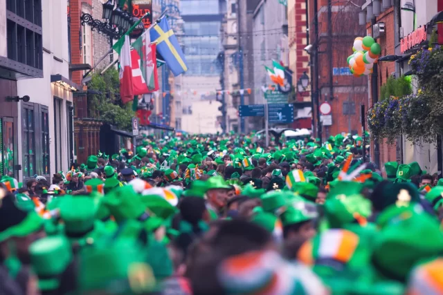 İrlanda'da st. patrick's day